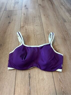 Natori 36DD Yogi Yoga Sports Bra 731050 Plum Lime